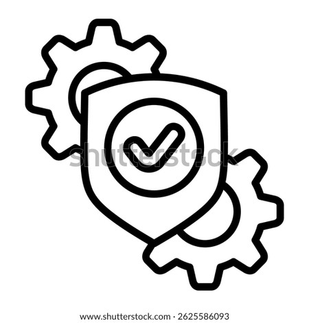 System Robustness Icon Element For Design