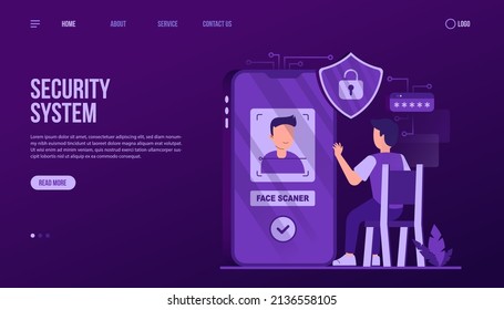 Plantilla de la página de inicio de seguridad del sistema