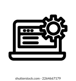 system setting icon or logo isolated sign symbol vector illustration - high quality black style vector icons
