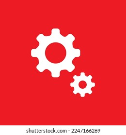 System settings icon, graphic resource template, vector illustration.
