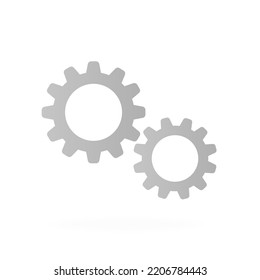 System settings icon. Vector illustration