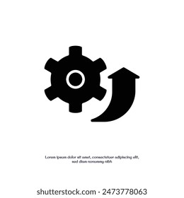 system up solid icon vector design good for web and mobile app