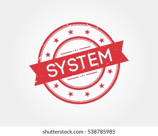 system. stamp sign