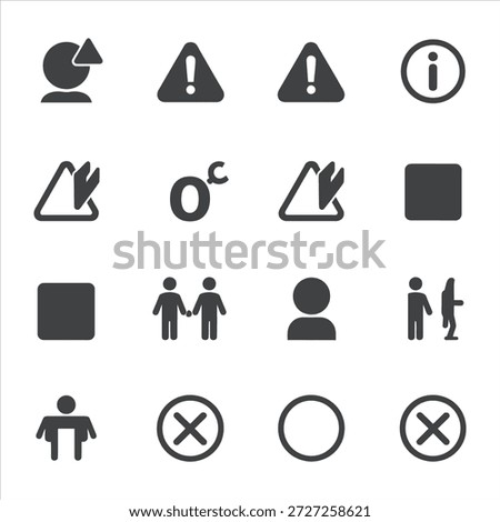 System Status Indicators and Information Alert Icons