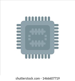 System, Tech, Technology, Cpu  Flat Color Icon. Vector icon banner Template. Vector Icon Template background