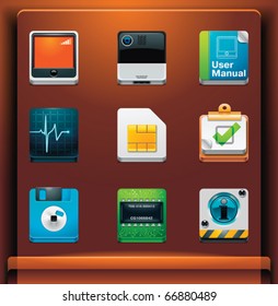 System tools. Mobile devices apps/services icons. Part 7 of 12