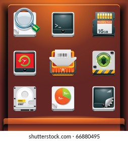 System tools. Mobile devices apps/services icons. Part 8 of 12