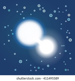 System of two stars