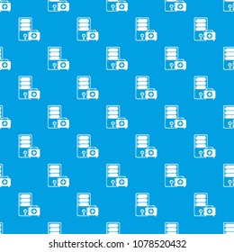 System unit repairpattern vector seamless blue repeat for any use