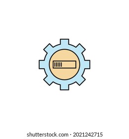 system update configuration loading gear icon