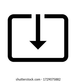 System update icon vector flat style isolated on white background.