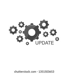 System update. Vector illustration of computer update and mobile update. product and the process of downloading the application on your computer and phone. loading vector.