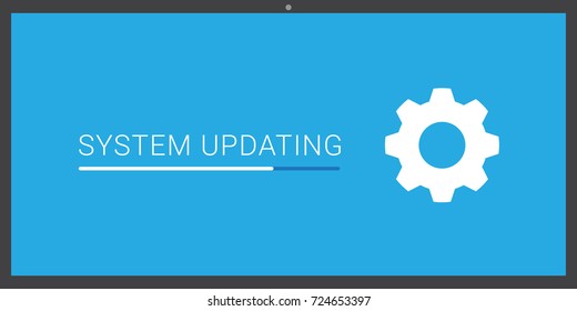 System Update Warning Sign Stock Vector (Royalty Free) 724653397 ...