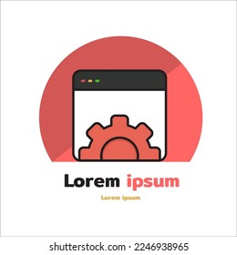 System Upgrade Update download icon vector on white background. for logo banner website design