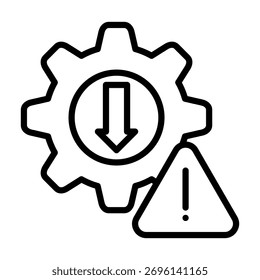 Elemento De Ícone De Aviso Do Sistema Para Design E Vetor