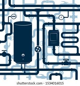 System water supply piping plumbing repair