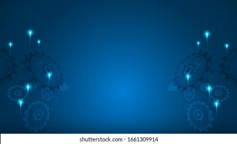 system working digital cyber design concept background eps 10 vector