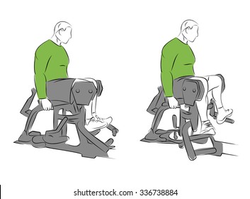 Systematic bodybuilding exercises - Gracilis