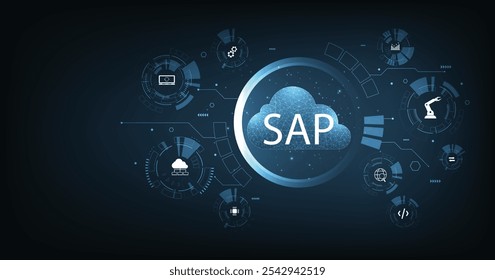 Sistemas Aplicaciones y Productos (concepto SAP ). 
 Software de automatización de procesos empresariales.	