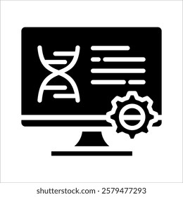 Systems Biology Icon Element For Design