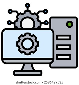 It Systems Icon Element For Design