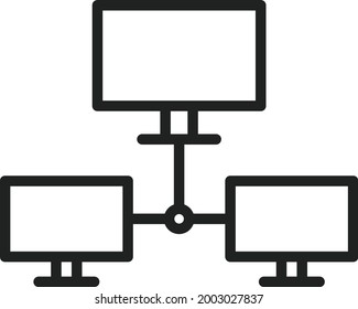 Systems Network icon vector image. Can also be used for Physical Fitness. Suitable for mobile apps, web apps and print media.