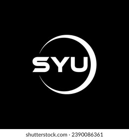 SYU Letter Logo Design, Inspiration for a Unique Identity. Modern Elegance and Creative Design. Watermark Your Success with the Striking this Logo.