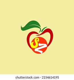 SZ Fresh Fruit Logo Royalty Free Vectors, And Stock Illustration for company