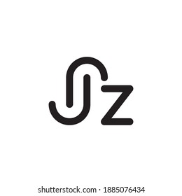 sz initial letter vector logo