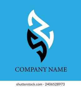 Diseño del logo de la letra SZ.SZ diseño creativo del logotipo de la letra SZ. Concepto del logo de la carta de las iniciales creativas de SZ.
