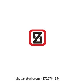 diseño de logotipo vectorial de letras sz