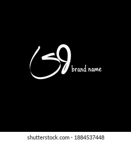 Sz S z Initial Handwriting or Handwritten Logo for Identity. Logo with Signature and Hand Drawn Style.