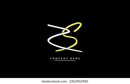 SZ, ZS Abstract Letters Logo Monogram