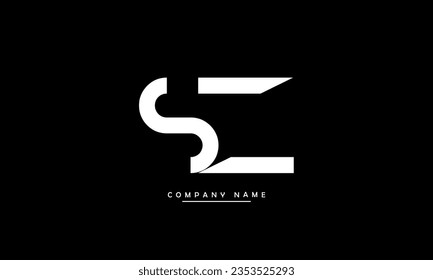 SZ, ZS Abstract Letters Logo Monogram
