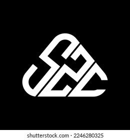 SZC letter logo creative design with vector graphic, SZC simple and modern logo.