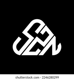 SZN letter logo creative design with vector graphic, SZN simple and modern logo.