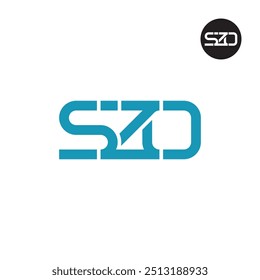 Design de Monograma de Letra de Logotipo SZO