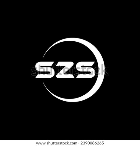 SZS Letter Logo Design, Inspiration for a Unique Identity. Modern Elegance and Creative Design. Watermark Your Success with the Striking this Logo.