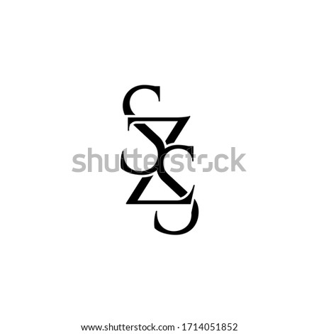 szs letter original monogram logo design