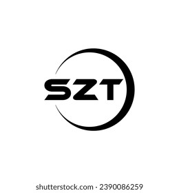 SZT Letter Logo Design, Inspiration for a Unique Identity. Modern Elegance and Creative Design. Watermark Your Success with the Striking this Logo.