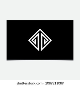 T ABSTRACT LOGO DESIGN VECTOR