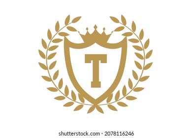 T Abstract or Vintage Logotypes. Vector Badge Logo Design Elements, Business Signs, Identity, Labels, Badges Vector, Logo Design.