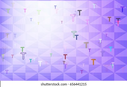 T Alphabet art background