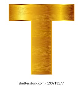 T alphabet emblem
