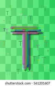 T Alphabet icon elements