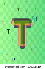 T Alphabet idea design