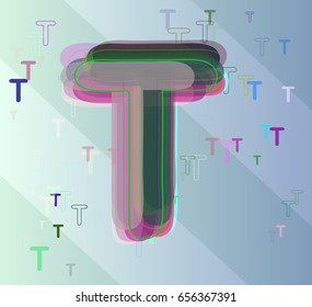 T Alphabet idea icon