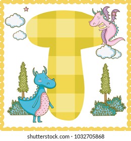 T alphabet letter for kids