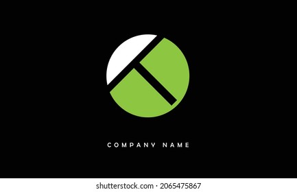 T Alphabet Letter Logo Monogram