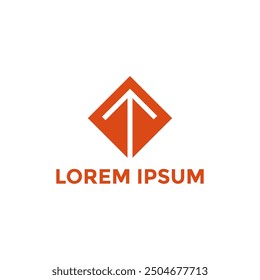 T-Pfeil-Logo, Vektorgrafik modern
